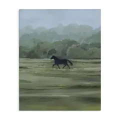 Stupell Industries Rider's Shadow Silhouette Canvas By Grace Popp