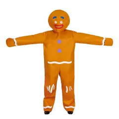 Gingerbread Man Adult Costume | One Size