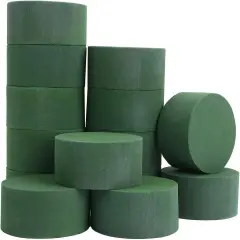 20PCS 3'' Wet Round Floral Foam Bricks