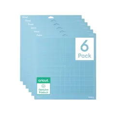 Cricut Light Grip Machine Mat - 12 in x 12 in (6 ct)