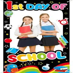 First Day of School Decorations Welcome School Photo Booth Props