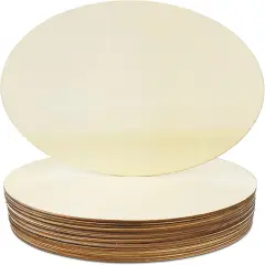 20Pcs 8 Inch Wood Rounds for Crafts, Unfinished Wood Circles