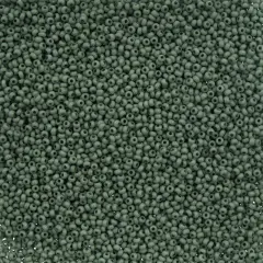 John Bead 11/0 Opaque Dyed Solgel Czech Glass Seed Beads, 250g Eucalyptus
