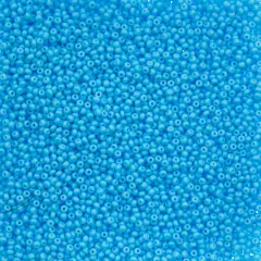 John Bead 11/0 Opaque Dyed Solgel Czech Glass Seed Beads, 250g Aqua