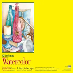 Strathmore 300 Series Watercolor Pad 22"X30"-8 Sheets
