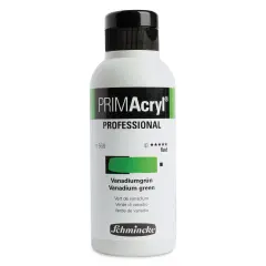 Schmincke Primacryl Professional Fluid Acrylic - Vanadium Green, 250 ml bottle