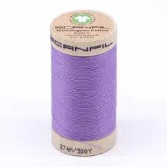 300 Yards Regal Orchid Organic Pima Cotton Thread 30wt Solid Color Sewing Quilting