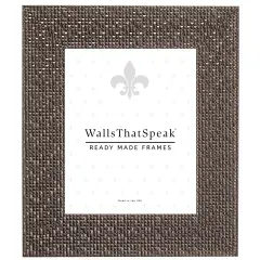 Glimmer 2.375", Pewter Gray Picture Frame by wallsthatspeak