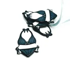 Spooky Summer Spider Web Bathing Suit Charms