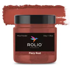 Rolio - 1 Jar Mica Powder (Fiery Rust) - 50g / 1.8 oz