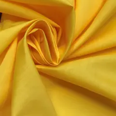 1 Yard Yellow Poly Cotton Fabric Lightweight Material for Dancewear, Lining, and Crafts 59/60&Prime; Wide