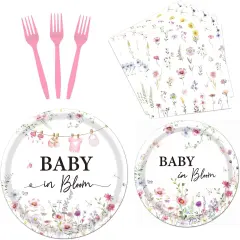 Baby Shower Decorations Tableware Supplies