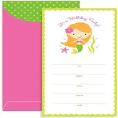 PARTY INVITATION MERMAID
