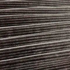 Ribbed Velvet Spandex Fabric Espresso