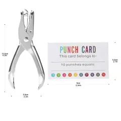 200 PCS Punch Cards Reward Punch Cards for Classroom Behavior Incentive Awards for Kids Students Teachers Home Classroom School Business Loyalty Gift Card - 3.5" x 2"