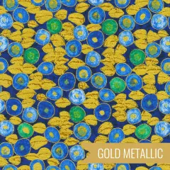 Jewels in Sapphire Metallic (srkm-21351-74) | Gustav Klimt | Robert Kaufman
