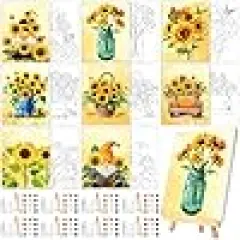 Panels Pre Sketched Canvas Boards with Paints