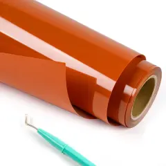 Heat Transfer Vinyl - 12&rdquo;x 25ft (Texas Orange)