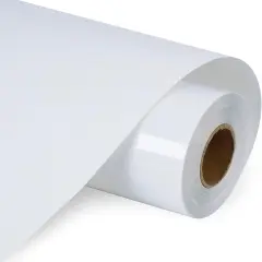 White Heat Transfer Vinyl - 12" x 9ft HTV Rolls
