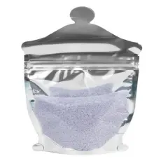 Apothecary Jar Shaped Pouch Clear Front Panel 5 1/2" x 2 3/8" x 9" 100 pack SP3J
