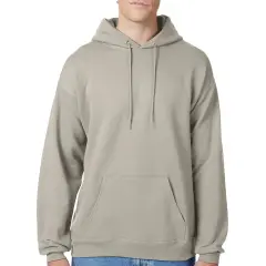 Hanes Men's Ecosmart Fleece Hooded Sweatshirt, Pullover Casual Hoodies Assorted Color Sand