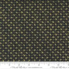 Black Stitch Whispers Metallic Black Gold 44"/45" Fabric Per Yard