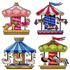 Merry-go-rounds 203CS Counted Cross-Stitch Kit