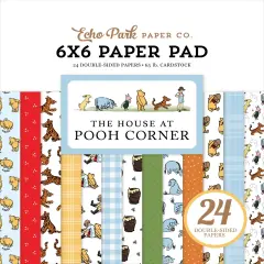 Echo Park Double-Sided Paper Pad 6"X6"-The House At Pooh Corner