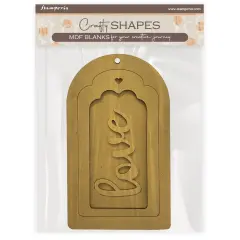 Stamperia Crafty Shapes-Timeless Tag