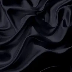 1 Yard New Navy Color Satin Woven Fabric 58/60 Inch Wide Soft and Lustrous Polyester