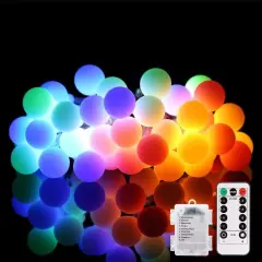Multicolor LED String Lights - 18FT, 50 LEDs