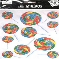 Me & My Big Ideas Lollipops Glitter Stickers