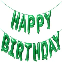 Green Happy Birthday Balloon 16inch