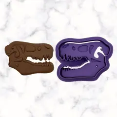 Dinosaur Head Cookie Cutter and Stamp