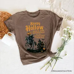 Headless Horseman Sleepy Hollow Halloween T-Shirt, Dead and Breakfast Retro Tee