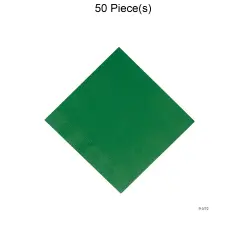 Solid Color Luncheon Napkins Bulk 50 Pc Green