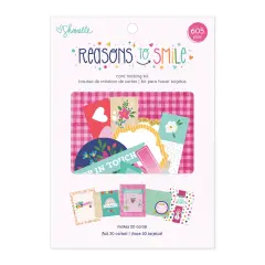 Shimelle Reasons To Smile Card Making Kit-Makes 20