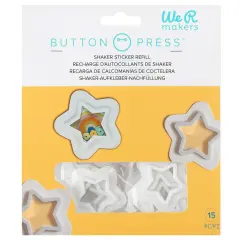 We R Button Press Shaker Refill-Star, Makes 15
