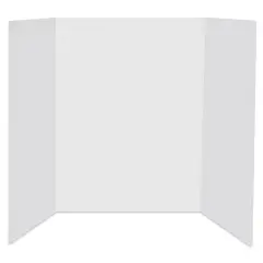 Fome-Cor Pro Folding Foam Pres Board - Tri-Fold, White, 36" x 48" x 3/16"
