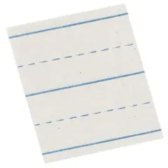 School Smart Picture Story Paper, 7/8 Inch Rule, 9 x 12 Inches, 500 Sheets