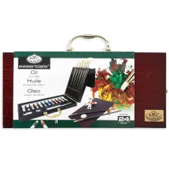 RSET-OIL2020 | Essentials&trade; 24pc Oil Painting Long Handle Travel Art Set