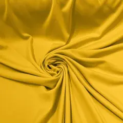 1 Yard Heavyweight Stretch Scuba Knit Fabric Sturdy Double Knit for Dresses Blazers and Tailored Clothing Yellow