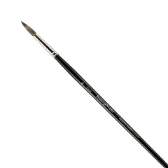 Creative Mark Hamburg Premiere Professional Oil Painting Brushes - Round #20 Oil Paint Brush - Handmade in Germany, Natural & Synthetic Hair Blend, Long Triple-Lacquered Birch Handle