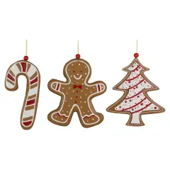 8" Gingerbread Cookie Ornaments