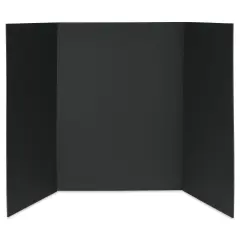 Fome-Cor Pro Folding Foam Pres Board - Tri-Fold, Black, 36" x 48" x 3/16"