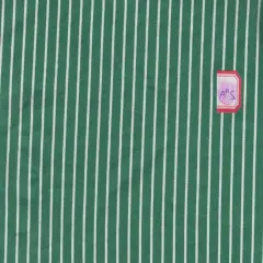 1 Yard DTY Brushed Vertical Stripe Print Knit Fabric, 58/60&Prime; Wide Polyester Spandex Blend GREEN