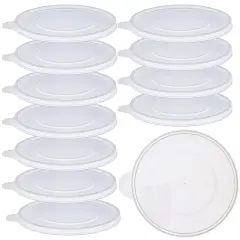 Pouring Masters 12-Pack Mixing Cup Lids for 64 Oz (2000ml) Graduated Plastic Measuring Cup Lids - Storage Seal Top for Pouring Masters Automotive Paint Mixing Cups, Epoxy Resin, Art Supplies