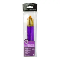 RSET-9133 | 5pc Golden Taklon Shader Brush Set