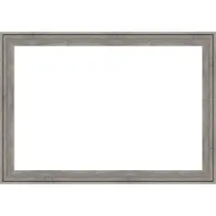 Regis Barnwood Grey Framed Dry Erase Magnetic Board