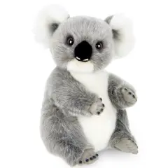 Bearington Lil&rsquo; Joey Koala Bear Stuffed Plush Koala, Ultra-Soft 10.5&rdquo; Plush Toy, with Premium Fill, Expressive Face and Velour Belly; Machine Washable, Great Gift for Animal Lovers, For Ages 0-14 Grey